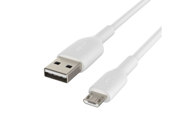 Belkin USB-A to Micro-USB Cable   1m - White