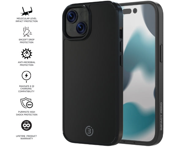 Impact Zero Colour - iPhone 15 - (MS) Black