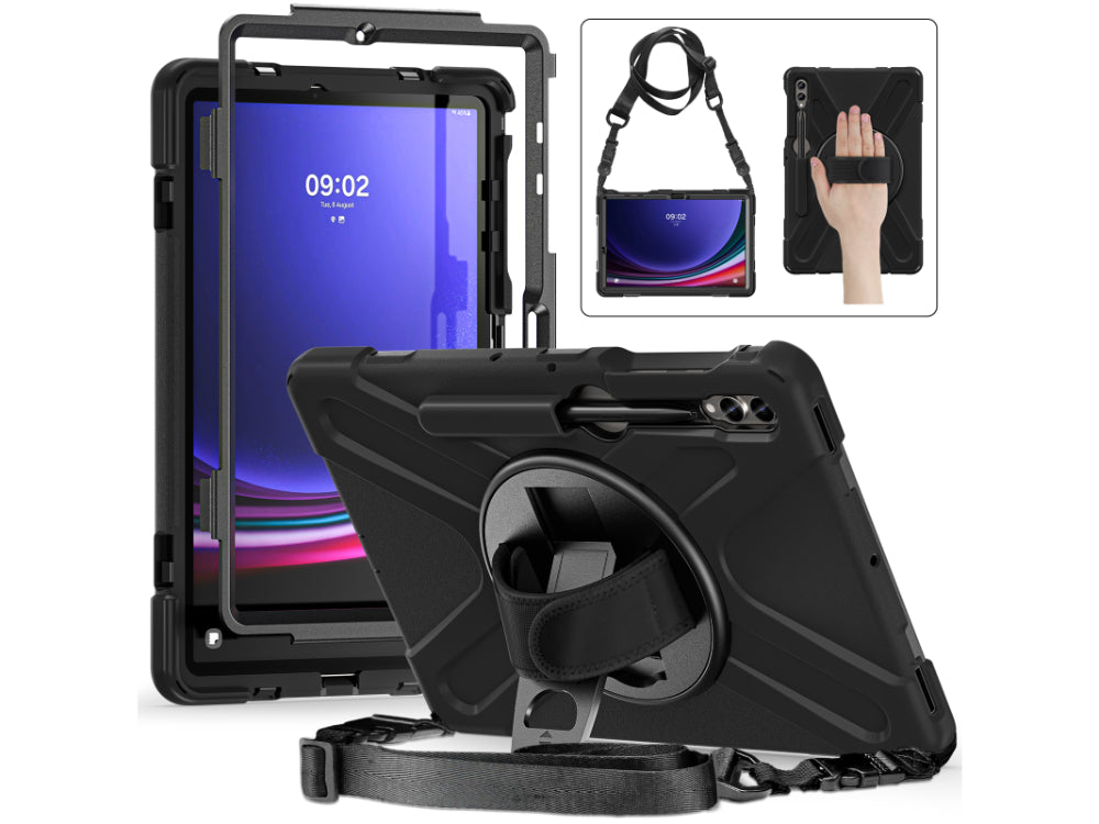 3SIXT Apache w/Sholder Strap - Galaxy Tab S9+/S9FE+/S8+(B2B)