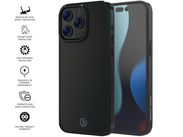 Impact Zero Colour - iPhone 15 Pro Max - (MS) Black