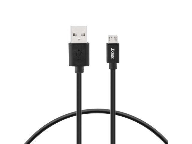 3sixT Charge & Sync Cable - Micro USB - 1m - Black