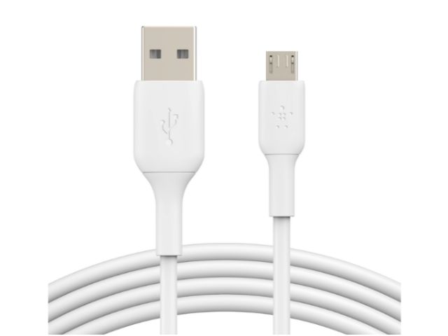 Belkin USB-A to Micro-USB Cable   1m - White