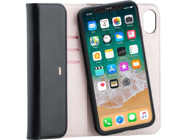 3sixT NeoClutch - iPhone XS Max - Black / Dusty Pink