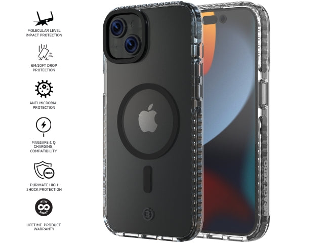 Impact Zero Clear - iPhone 15 Pro - (MS) Clear/Black