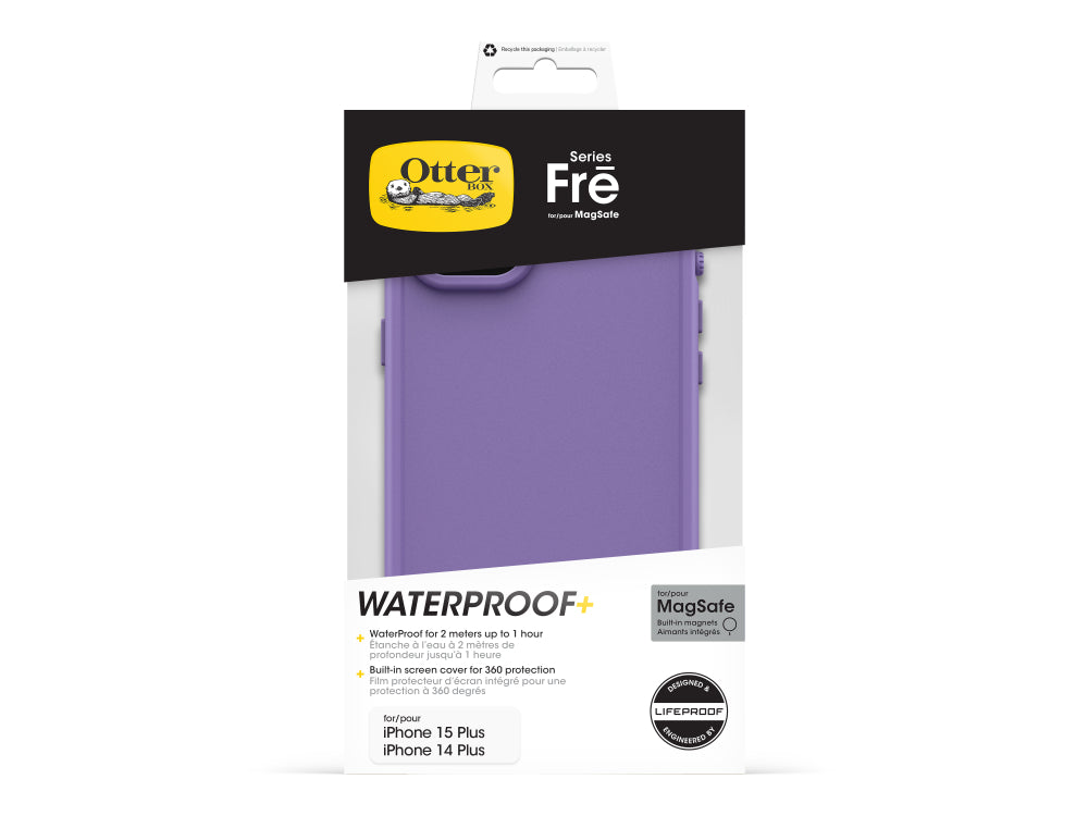 OtterBox Fre (MS) iPhone 15 Plus Rule of Plum - Purple