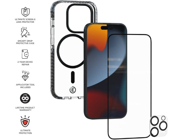 Impact Zero Clear Case / SP / Lens Protector - iPhone 15 Pro