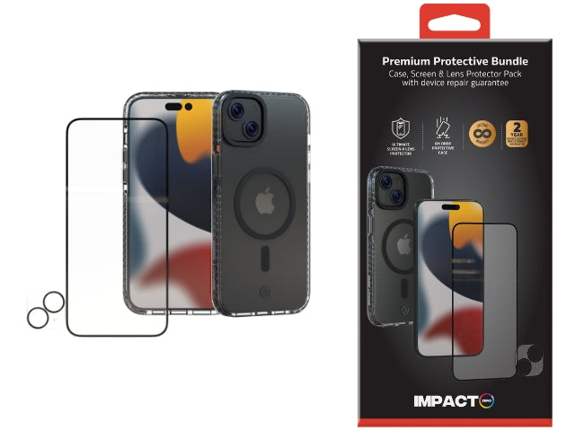 Impact Zero Clear Case /SP/Lens Protector - iPhone 15 Plus