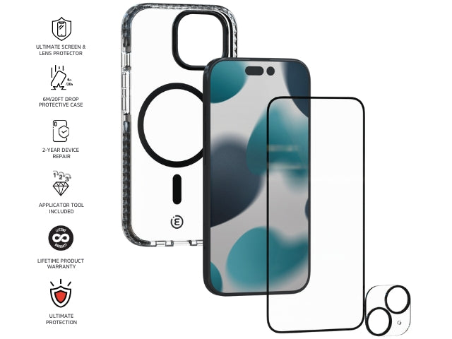 Impact Zero Clear Case / SP / Lens Protector - iPhone 15