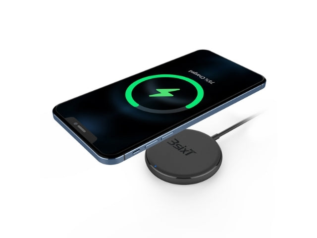 3sixT Magnetic Wireless Charger 15W - Black