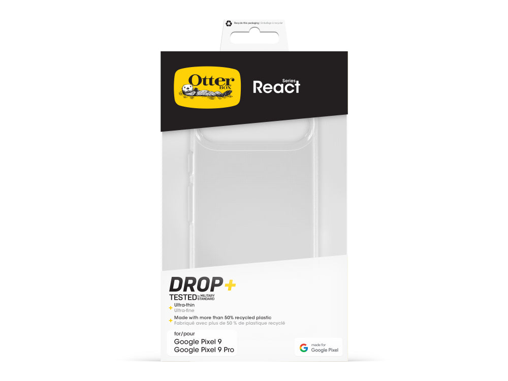 OtterBox React - Pixel 9/9Pro - Clear