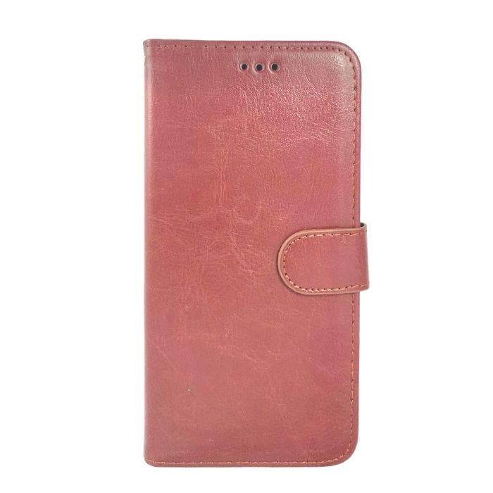 Wallet Case for Samsung Galaxy A70 - Brown