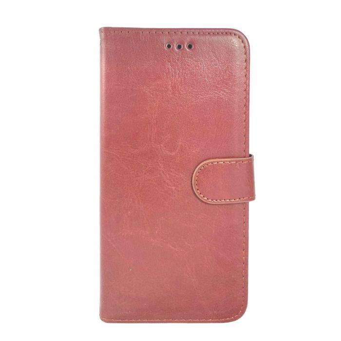 Wallet Case for Samsung Galaxy A70 - Brown