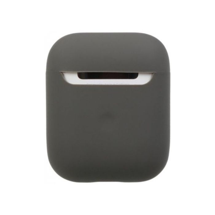 Airpods 1/2 Soft Silicone Case - Black iPhone