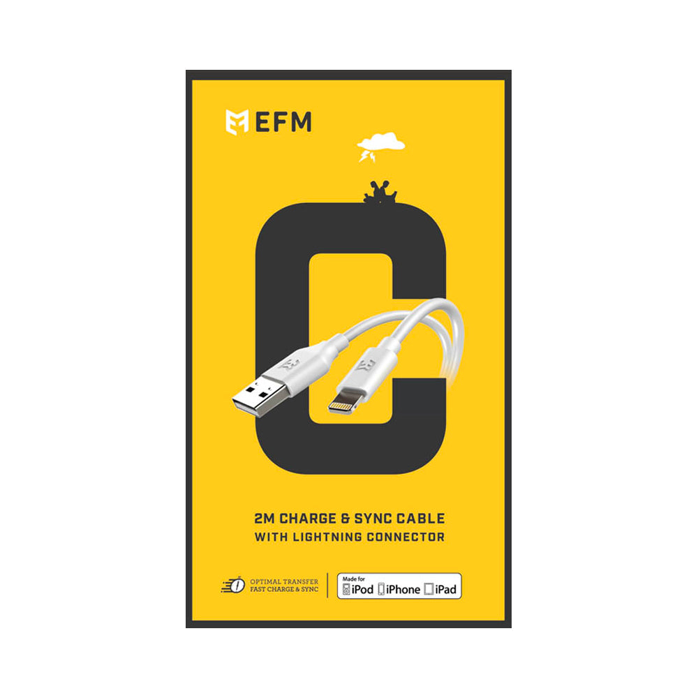 EFM Lightning Cable 2M - MFi Approved