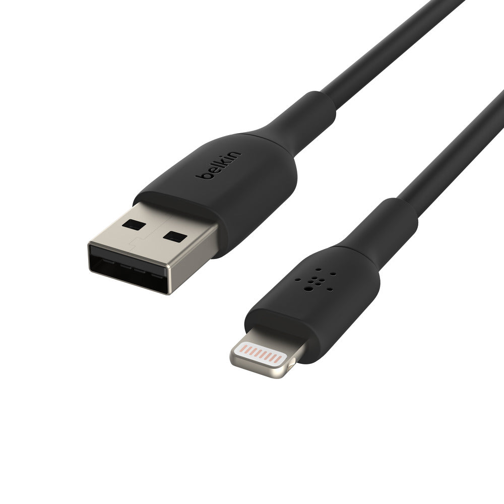 Belkin BoostCharge Lightning to USB-A Cable, 1m - For Apple Devices - Black