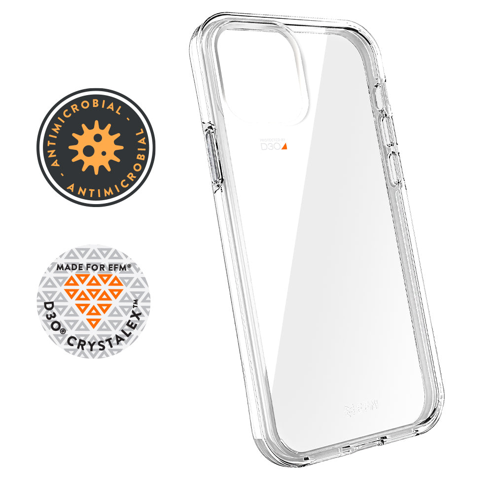 EFM Aspen Case Armour with D3O Crystalex - For iPhone 12 Pro Max 6.7" - Crystal Clear