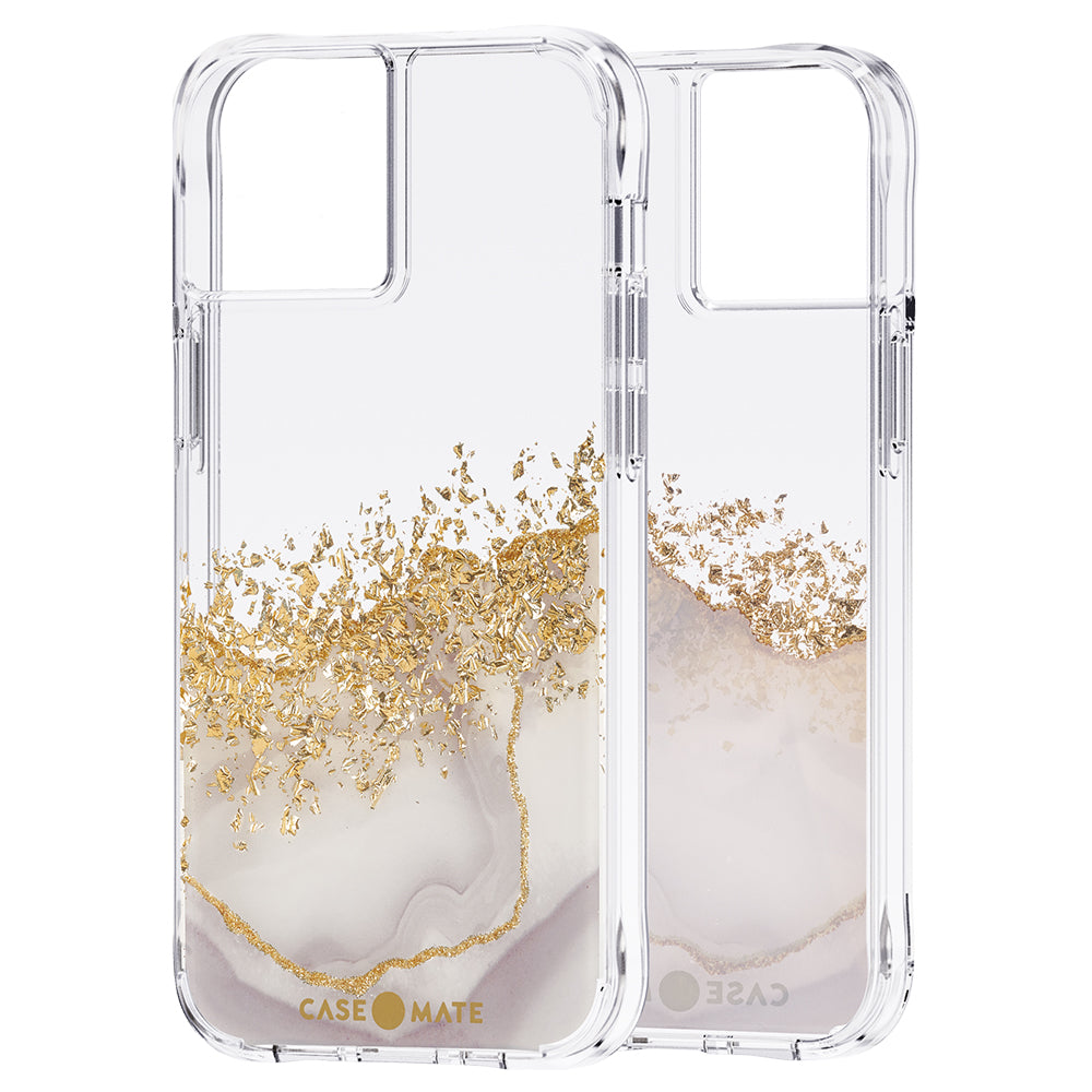 Case-Mate Karat Marble Case Antimicrobial - For iPhone 13 (6.1")