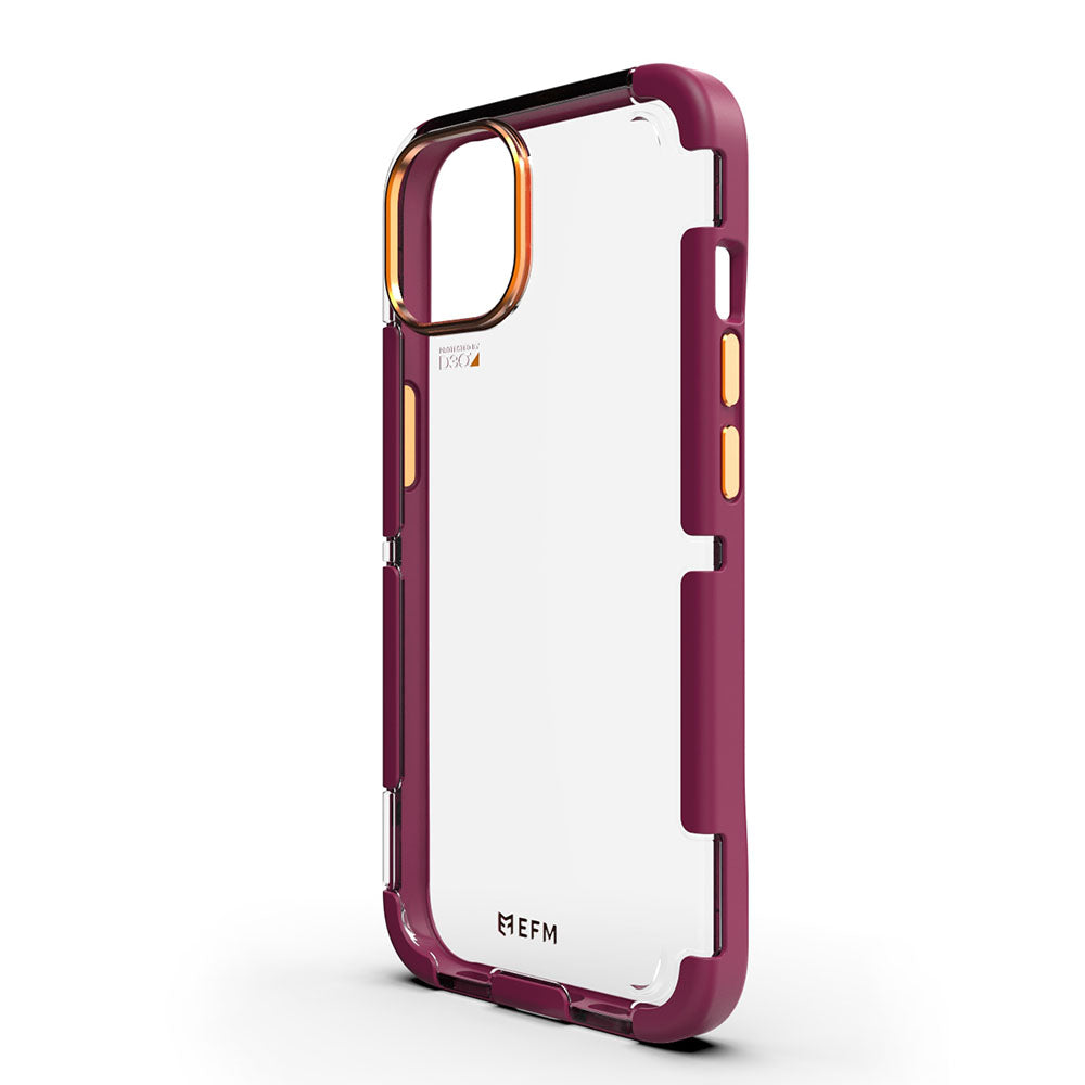 EFM Cayman Case Armour with D3O 5G Signal Plus - For iPhone 13 (6.1") - Red Velvet
