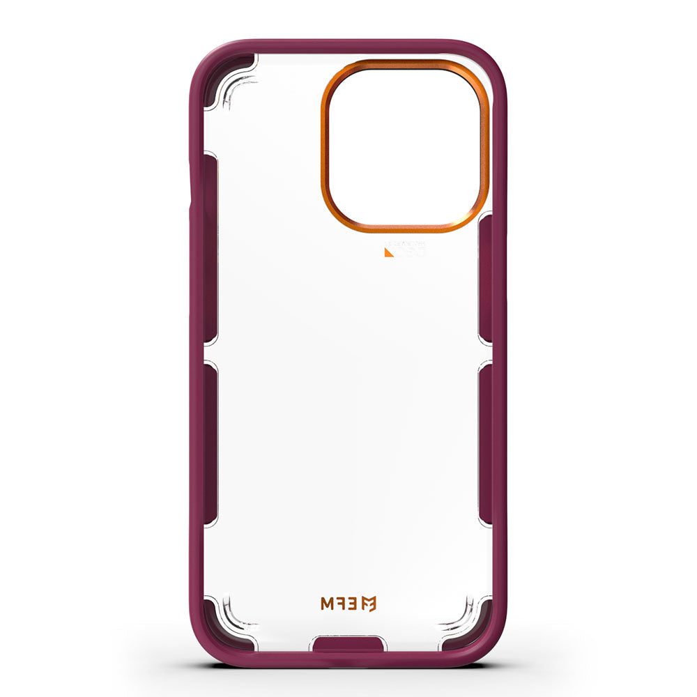 EFM Cayman Case Armour with D3O 5G Signal Plus - For iPhone 13 Pro Max (6.7") - Red Velvet