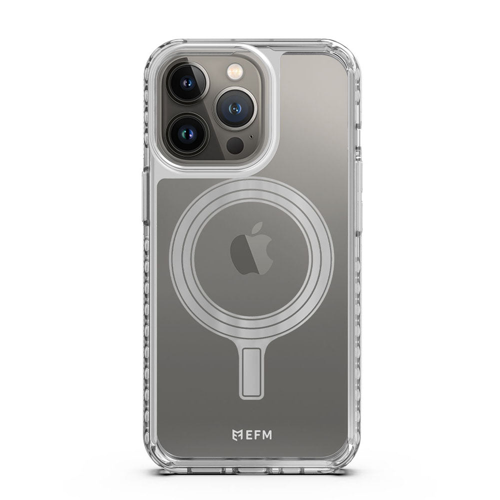 EFM Zurich Flux Case Armour Compatible with MagSafe - For iPhone 13 Pro Max (6.7") - Frost Clear