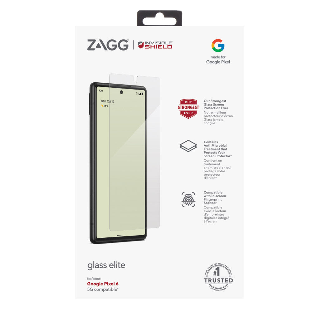 InvisibleShield Glass Elite AM Screen Protector - For Google Pixel 6