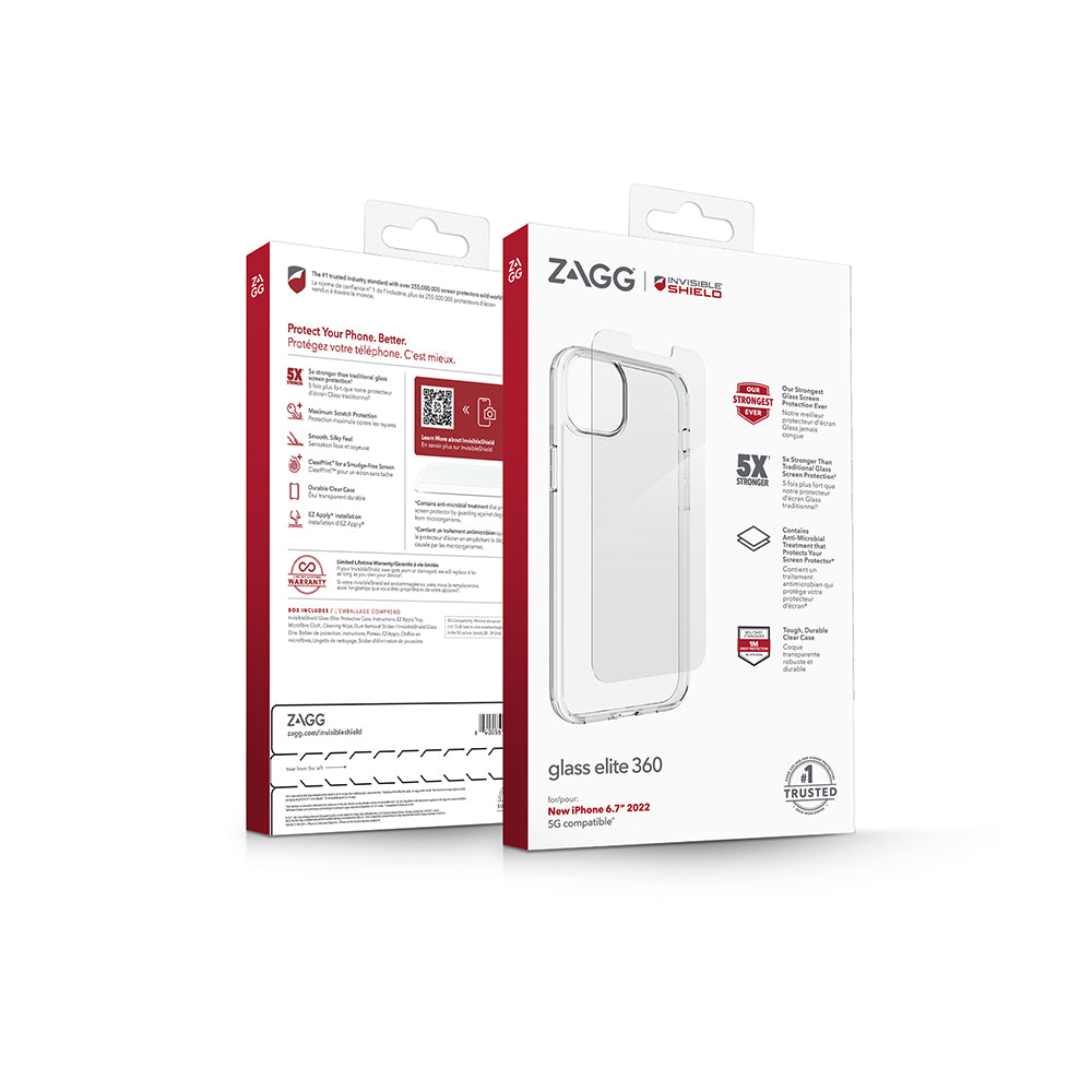 Zagg Premium Smart Bundle pack - For iPhone 14 Plus (6.7")