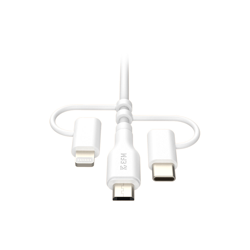 EFM USB-A 3-in-1 Cable - Universal Application with 2M Length