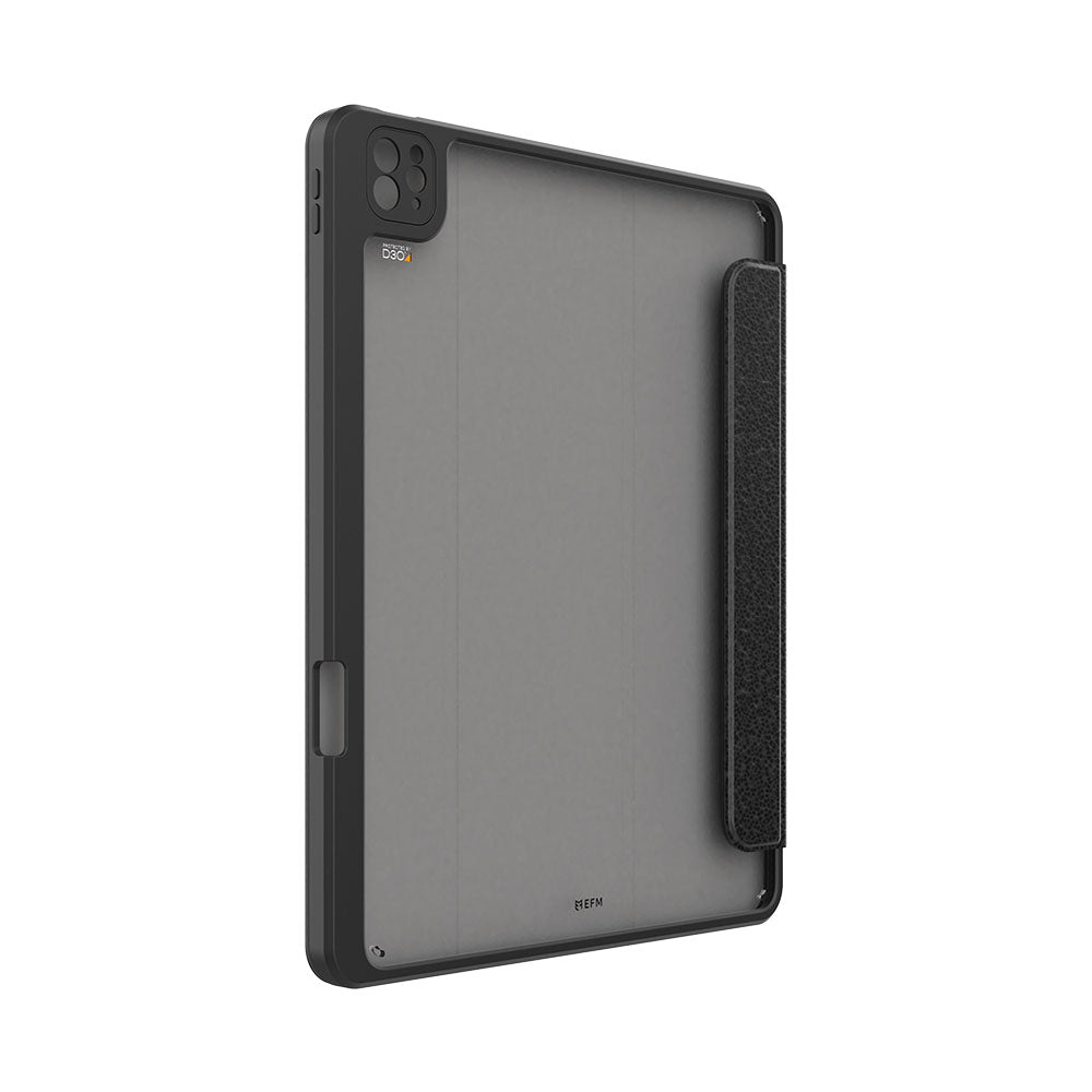 EFM Aspen Folio Case Armour with D3O & ELeather - For iPad 10.9 (2022) - Black