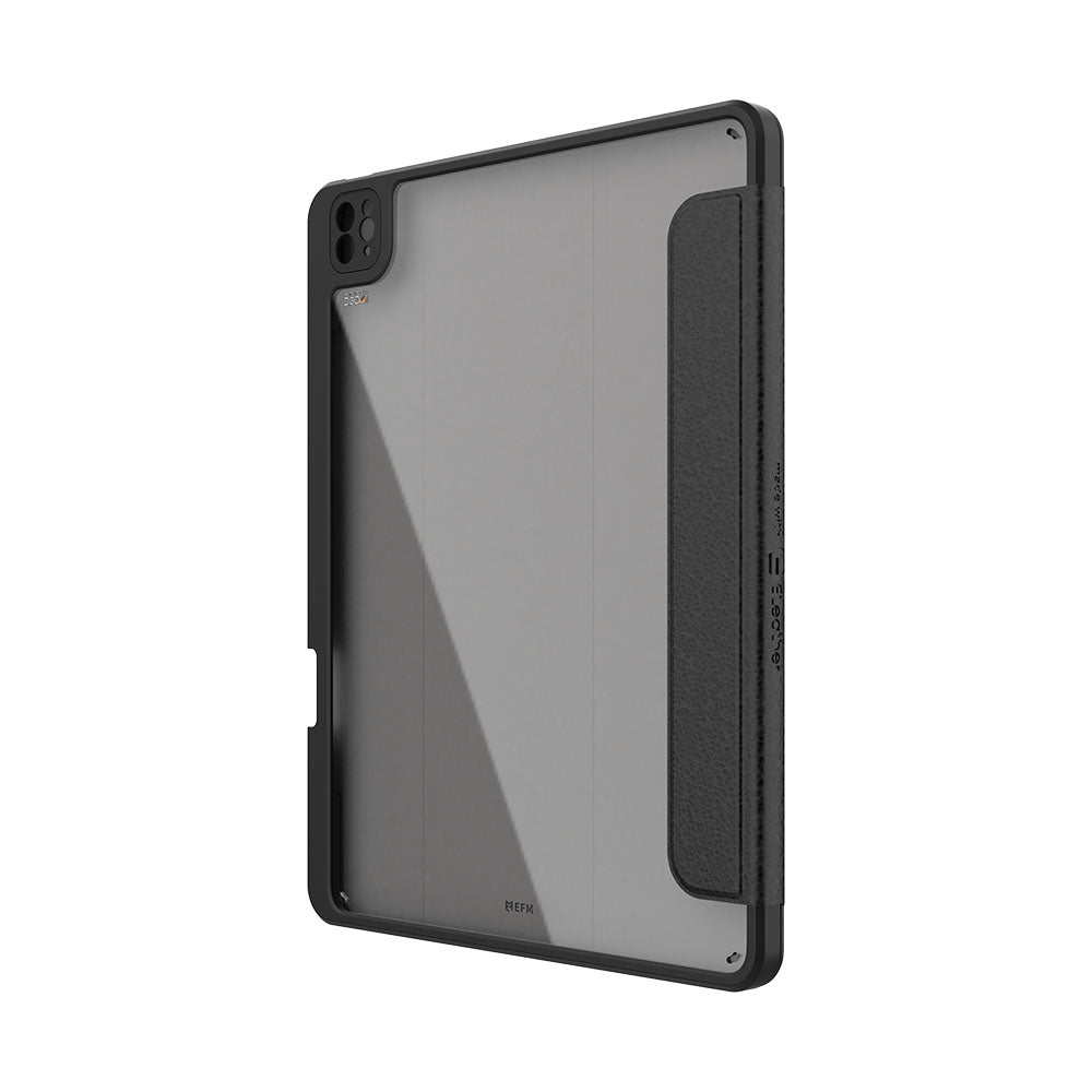 EFM Aspen Folio Case Armour with D3O & ELeather - For iPad 10.9 (2022) - Black