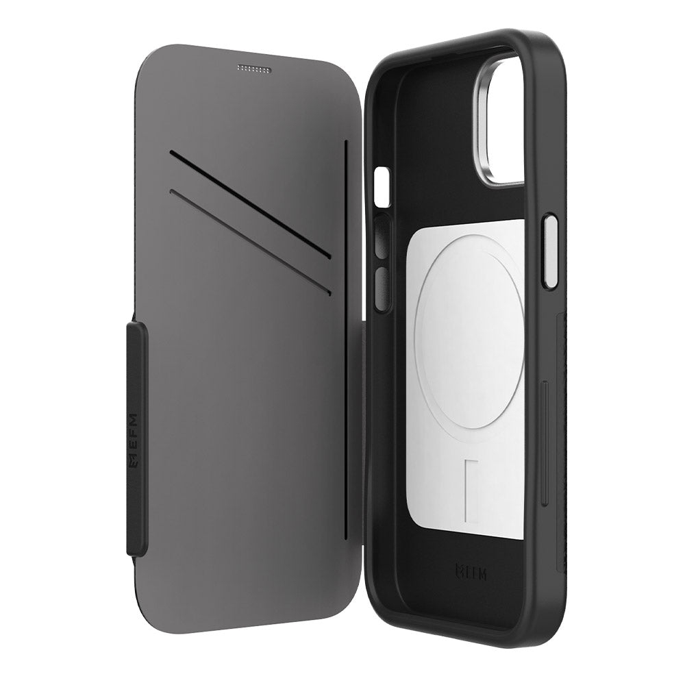 EFM Monaco Case Armour with ELeather and D3O 5G Signal Plus Technology - For iPhone 13 (6.1")/iPhone 14 (6.1")