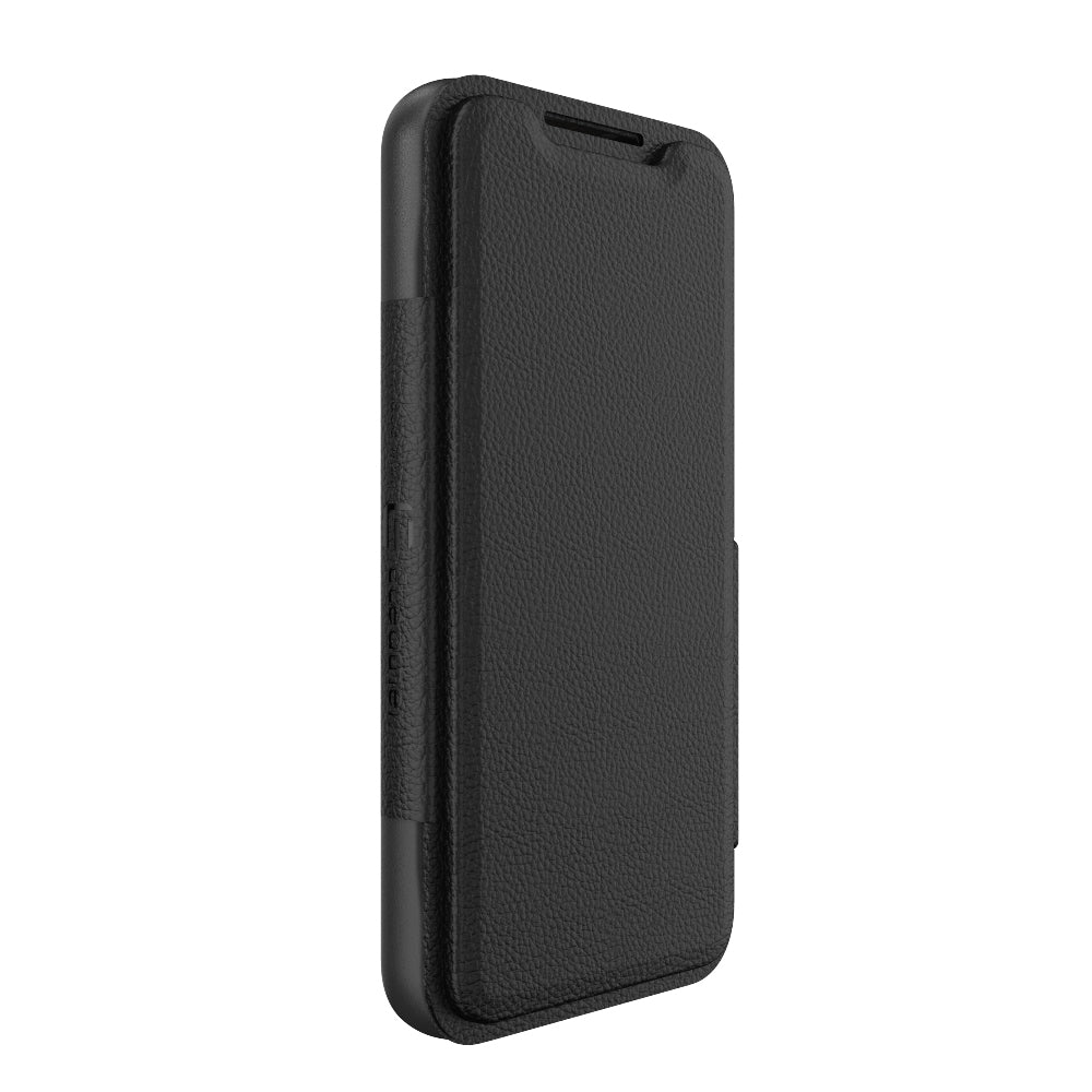 EFM Monaco Case Armour with ELeather and D3O 5G Signal Plus Technology - For Samsung Galaxy S23+ -  Black/Space Grey