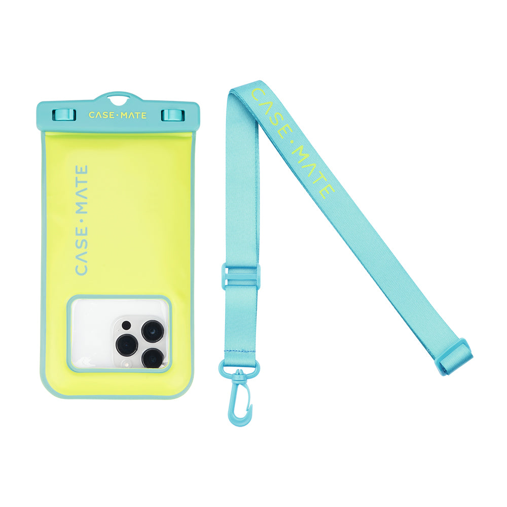 Case-Mate Waterproof Floating Pouch - Universal - Lime/Blue