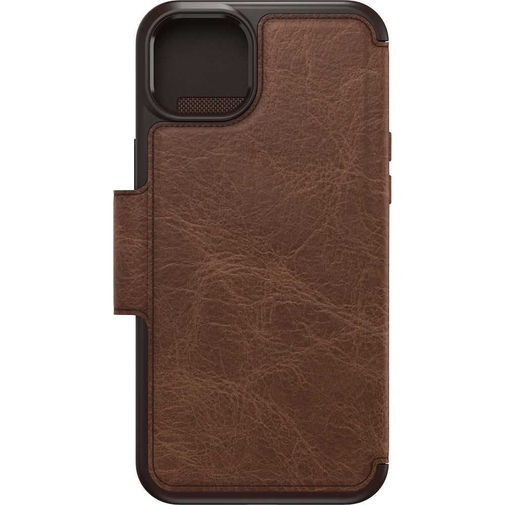 Otterbox Strada Folio MagSafe Case - For iPhone 15 - Espresso