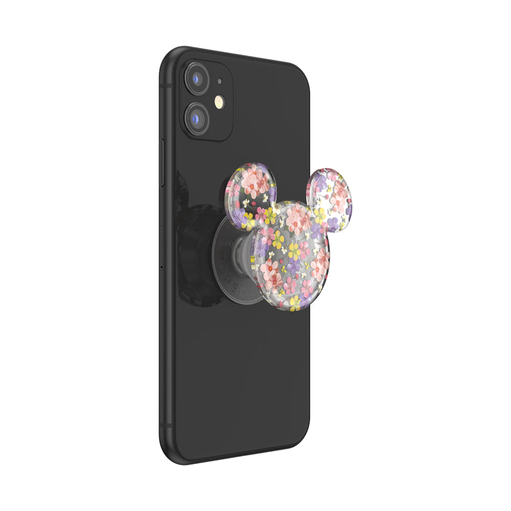 PopSockets PopGrip Licensed (Gen2) - Disney Translucent Mickey Mouse Cascading Flowers