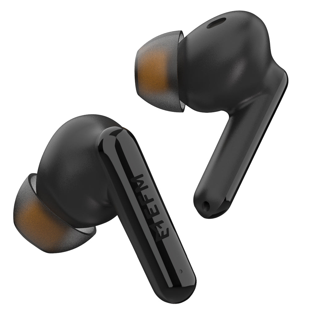 EFM Boston TWS Earbuds - With Wireless Charging - Black