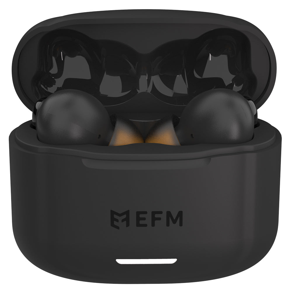 EFM New Orleans TWS Earbuds - With Active Noise Cancelling - Black