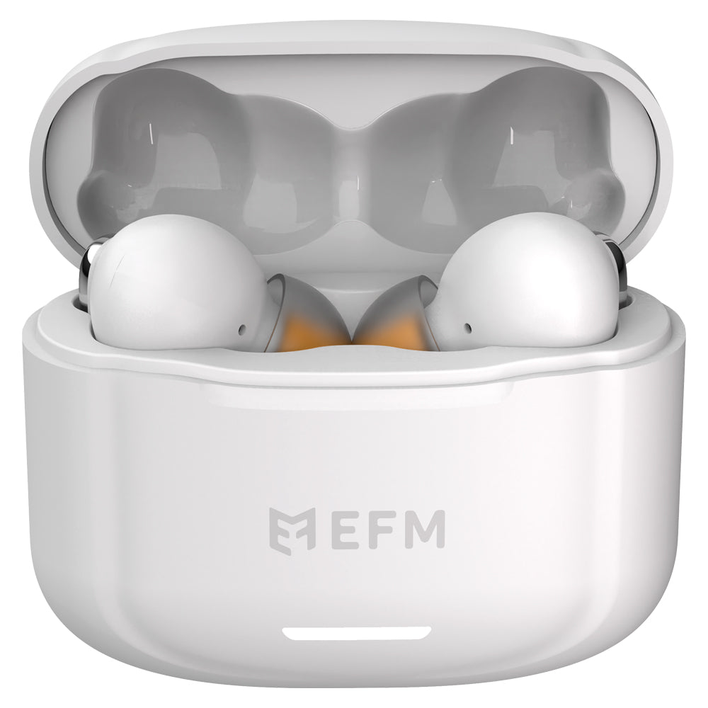 EFM New Orleans TWS Earbuds - With Active Noise Cancelling - White