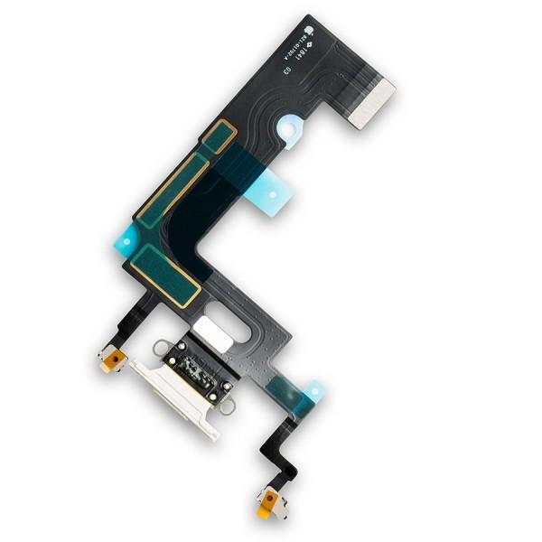 Charging Port Flex Cable for iPhone XR - White