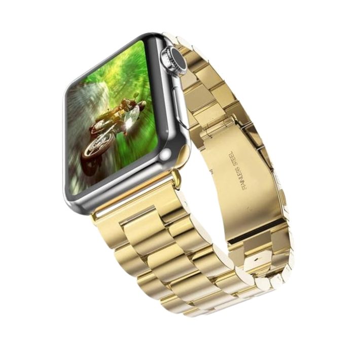 Mercury Apple Metal Watch Band for 44mm - Gold