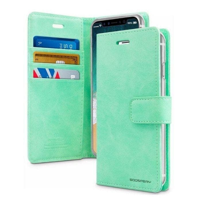 Mercury Blue Moon Diary Case for iPhone 11 Pro - Mint