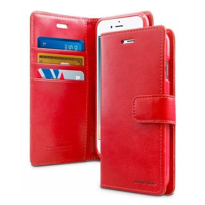 Mercury Blue Moon Diary iPhone 66s Plus Case - Red Apple