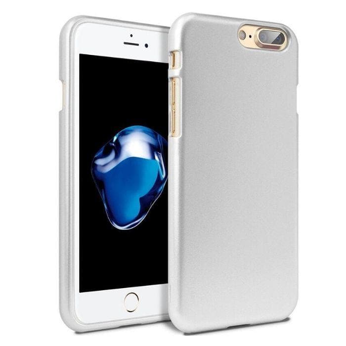 Mercury Jelly Case for iPhone 78 Plus - Metal Silver Apple
