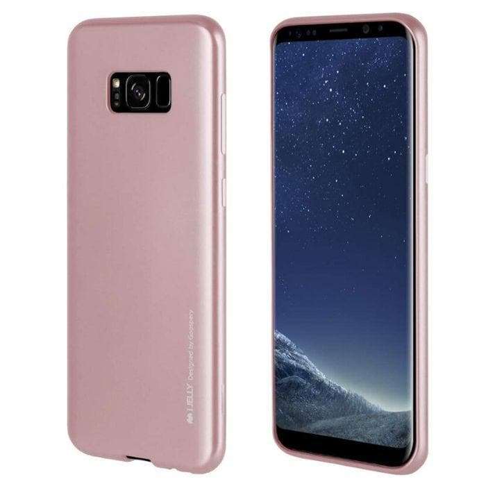 Mercury Jelly Case for Samsung Galaxy S8 - Metal Rose Gold