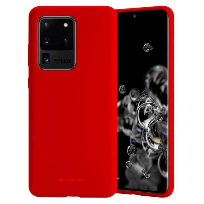 Mercury Silicon Case for Samsung Galaxy S20 Ultra - Red