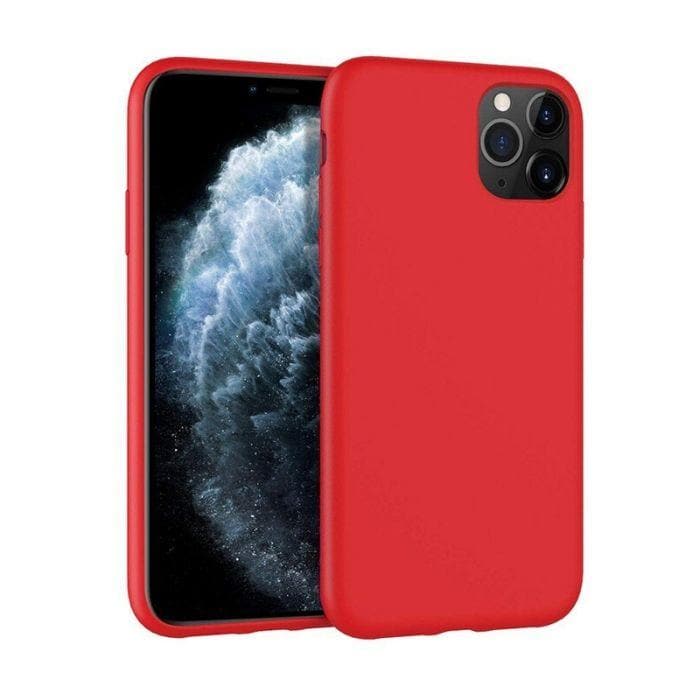 Mercury Silicone Case for iPhone 11 Pro Max - Red Apple