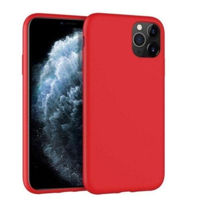 Mercury Silicon Case for iPhone 12 Pro Max - Red Apple