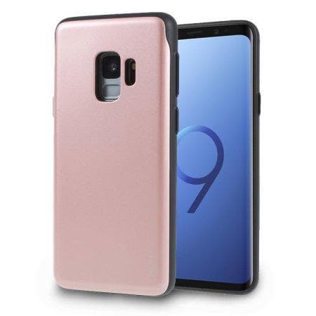 Mercury Sky Slide Bumper Case for Samsung Galaxy S9 - Rose Gold Android