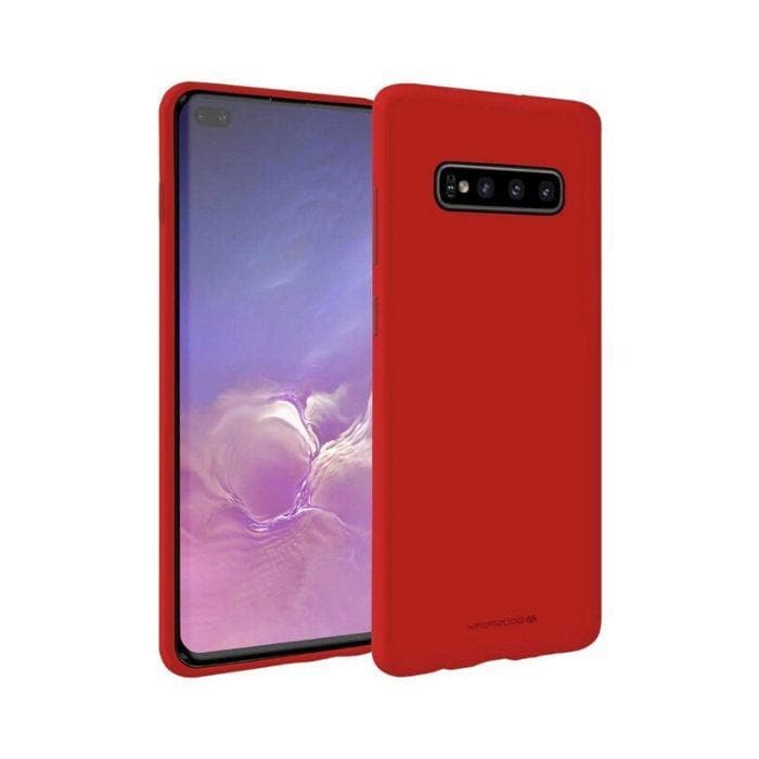 Mercury Soft Feeling Case for Samsung Galaxy S10 Plus - Red Android