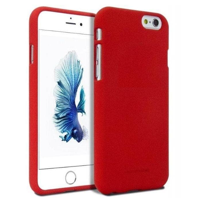 Mercury Soft Feeling Case for iPhone 5/5s/SE - Red