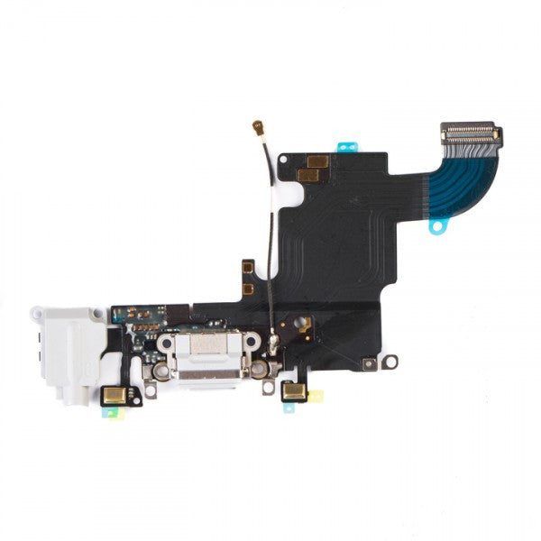 Charging Port & Headphone Jack Flex Cable for iPhone 6S (4.7") - Light Grey
